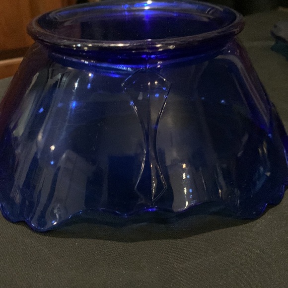 Beautiful Cobalt Blue Decorative Bowl - Picture 5 of 8